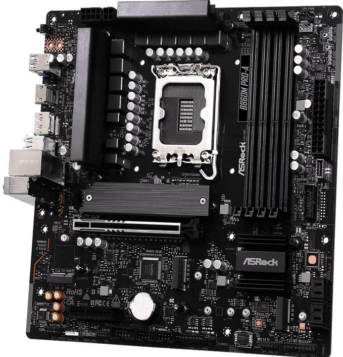 Produktbild AsRock B860M Pro-A DDR5 Intel S retail (Socket S1, Intel B860, mATX)
