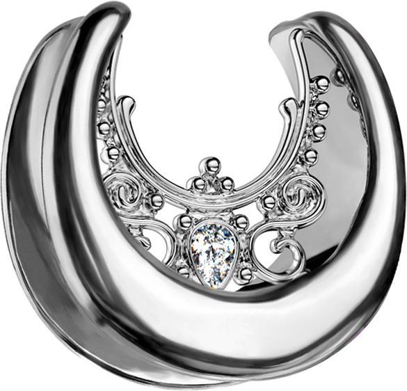Star Piercing Ball Closure Ring violett mit Titanium Schicht (ohne Messing, Chirurgenstahl 316L)