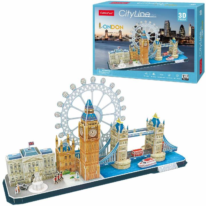 Actual product image Cubicfun CUBIC FUN London (107 pieces)