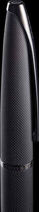 Actual product image Cross Fountain Pen ATX F Black brushed (Brushed black with milled diamond pattern, 1 x)
