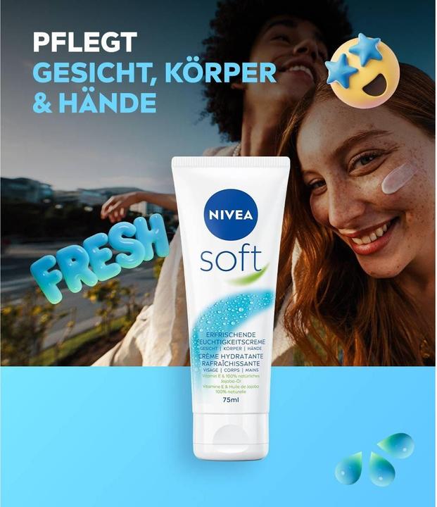 Actual product image NIVEA Soft Tube (Body cream, 75 ml)