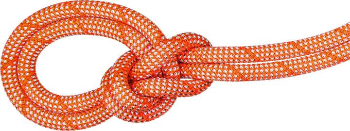 Actual product image No Name Lina wspinaczkowa Mammut 9.8 Crag Classic Rope 60 m - white/orange (60 m)