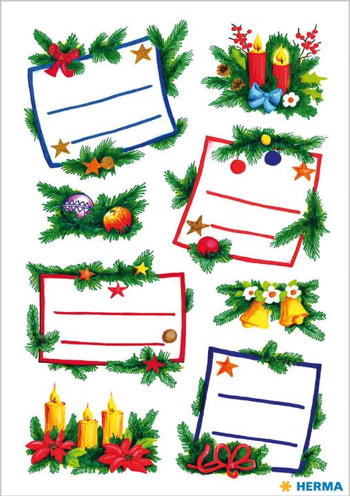 Produktbild HERMA Sticker Weihnachten