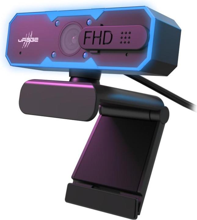 Produktbild Urage Streaming-Webcam REC 900 FHD, schwarz (2 Mpx)