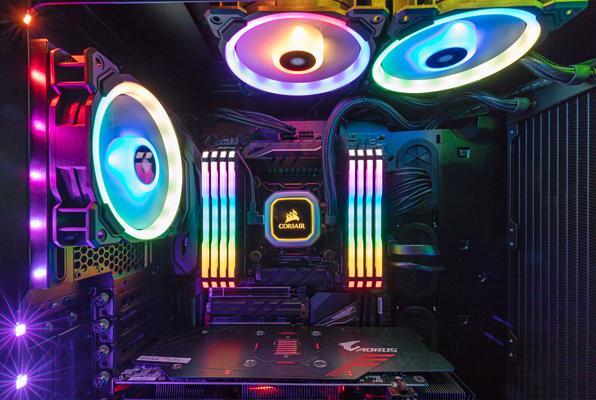 Image du produit Corsair Vengeance RGB Pro (2 x 16GB, 2933 MHz, RAM DDR4, DIMM)
