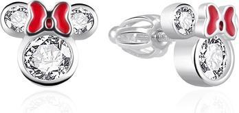 Agato Minnie Mouse Silver Earrings For Girls