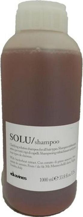 Actual product image Davines Solu Champu 1000ml (338 ml, Liquid shampoo)