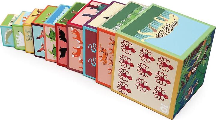 Actual product image Scratch Stack Pyramid Zoo Animals
