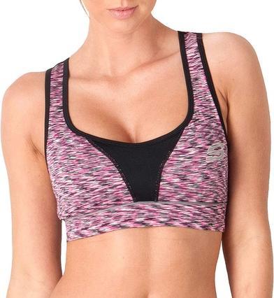 Skechers Womens Erin Padded Sports Bra In Magenta 36 (36)