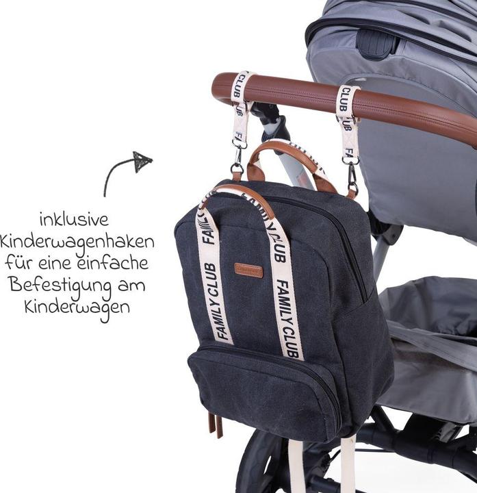 Actual product image Childhome Wickelrucksack black