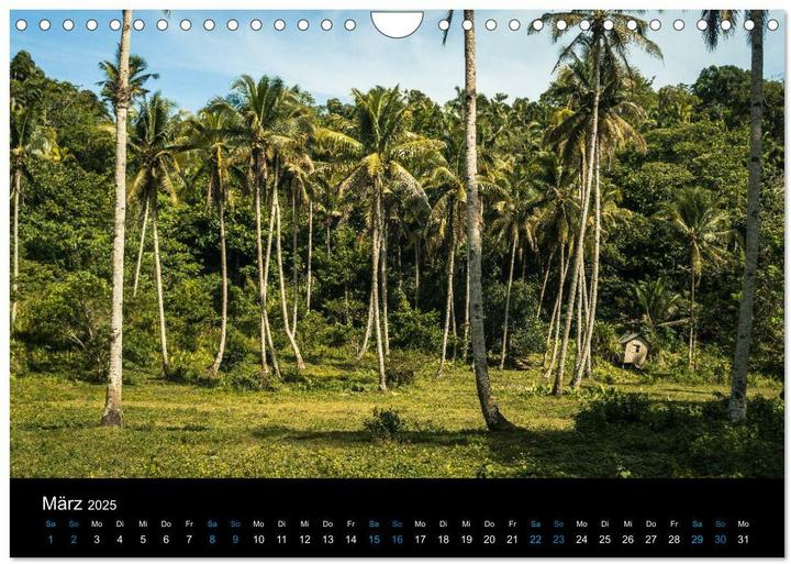 Image du produit Philippinen Foto Wandkalender 2025 (Wandkalender 2025 DIN A4 quer), Monatskalender (A4, Allemand)