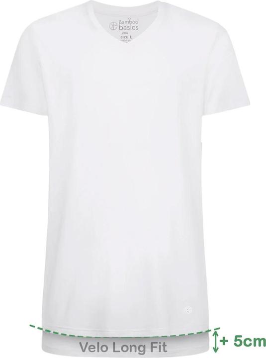 Bamboo Basics T-Shirt Velo V-Neck (XXL)