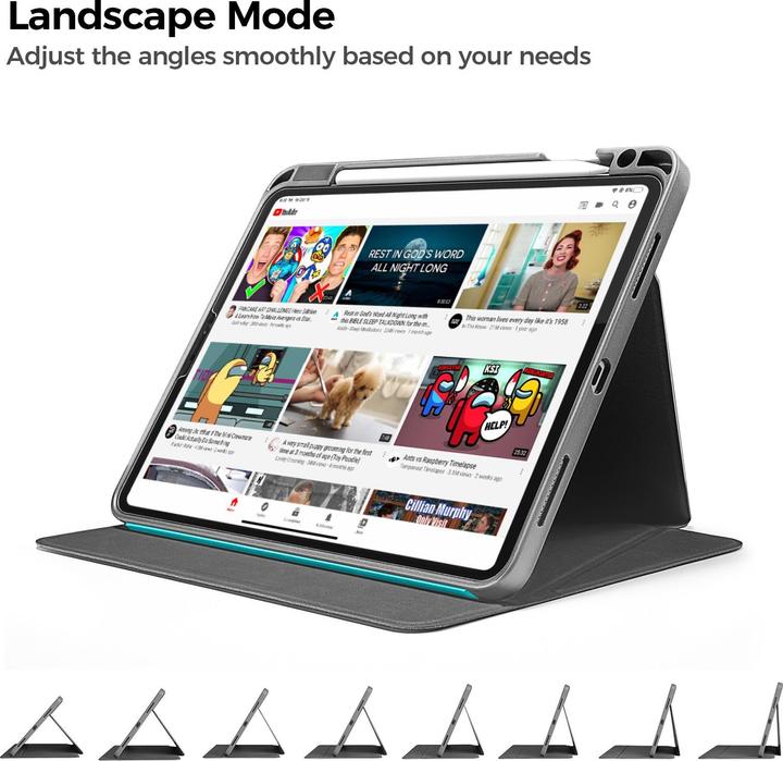 Produktbild tomtoc B02 (10.9") Vertical Tablet Case (iPad Air 2020 (4. Gen), iPad Air 2022 (5. Gen))