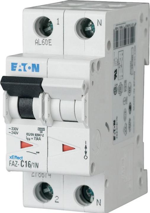 Actual product image Eaton MOE FAZ-B32/1N LS-switch 32A 1+N-p B-Char