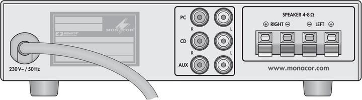 Actual product image Monacor SA-100 (Amplifier)