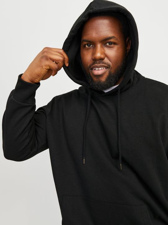 Actual product image Jack & Jones Plain plus size hoodie (XXL, 4XL)