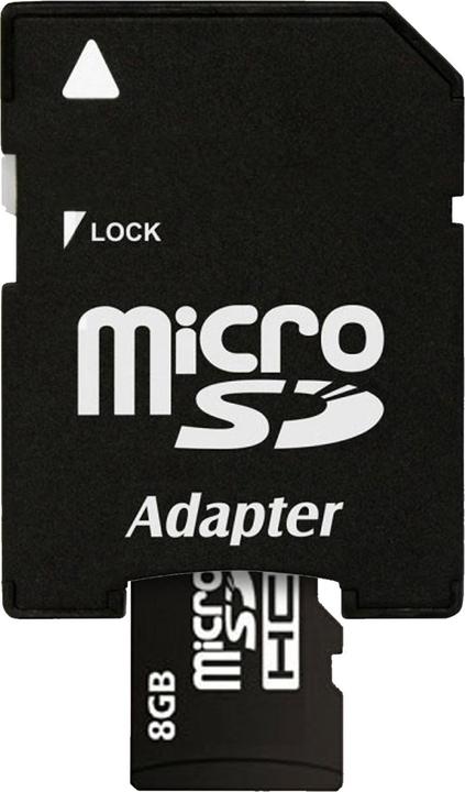 Actual product image IMRO Micro SD card 8 GB - Memory card + adapter (8 GB, microSDHC)