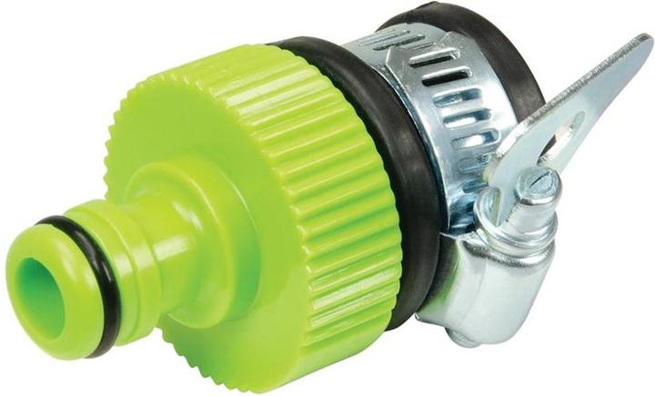 Produktbild Silverline Wasserhahn Adapter für Schlauchanschluss 15–18 mm Innen- auf 12,7 mm 1/2 Zoll Aussengewinde (Schlauchanschluss, 18 mm)