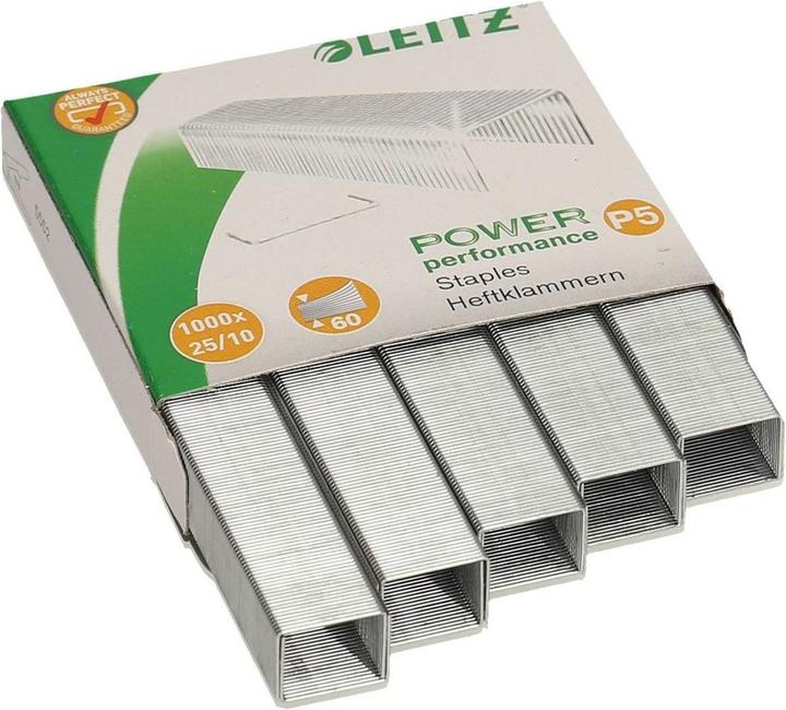 Actual product image Leitz Staples P5, 10mm, galvanized, 1000 pieces (1000 x)