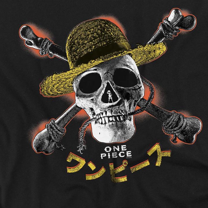 Immagine prodotto One Piece Straw Hat Maglietta Jolly Roger Uomo (4XL)