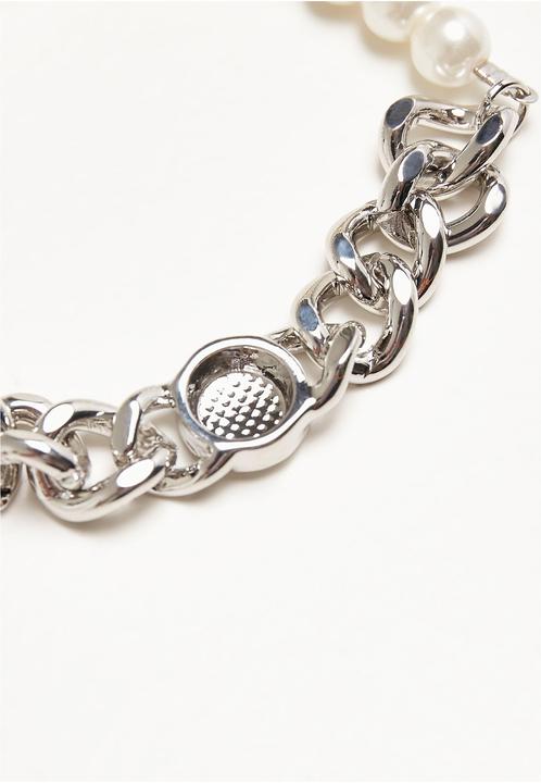 Immagine prodotto Urban Classics Bracciale a catena piatta di perle (50% di vetro, 50% di ferro)
