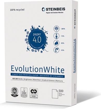 Actual product image Steinbeis EvolutionWhite (80 g/m², 500 x, A4)