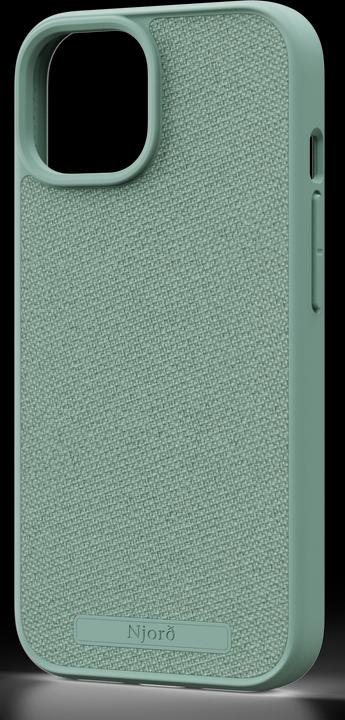 Produktbild Njord Hard-Cover Fabric MagSafe Case Turquoise (Apple iPhone 15, Apple iPhone 13, Apple iPhone 14)