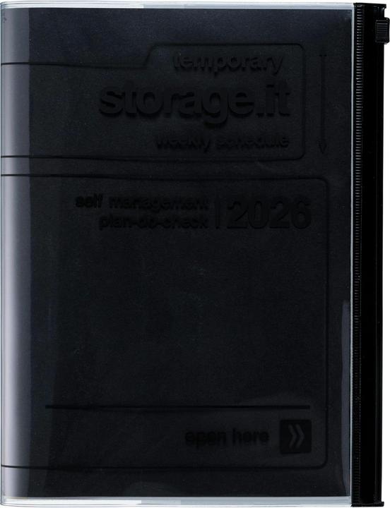 Produktbild Mark'S 2025/26 Taschenkalender, A5 Storage.it // Black (A5, Englisch)