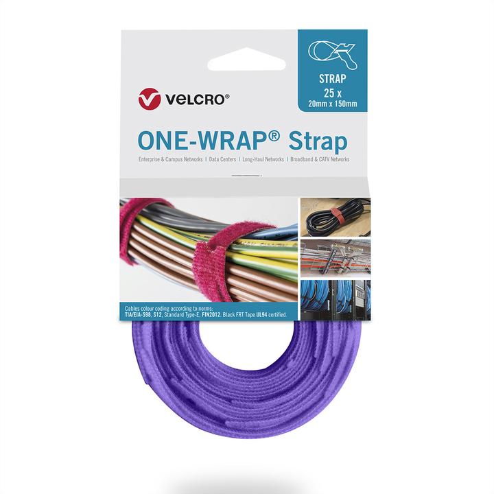 Image du produit Velcro brand Colliers de serrage de marque professionnelle (Serre-câbles velcro, 150 mm, 25 pcs)