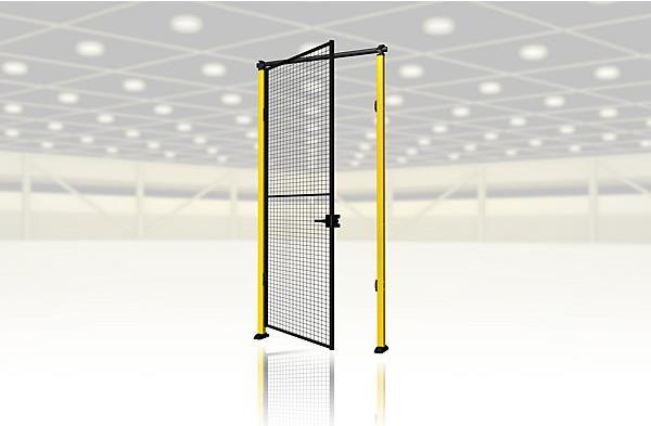 Image du produit Axelent Barrière de sécurité pour machines X-GUARD, kit de montage sur porte