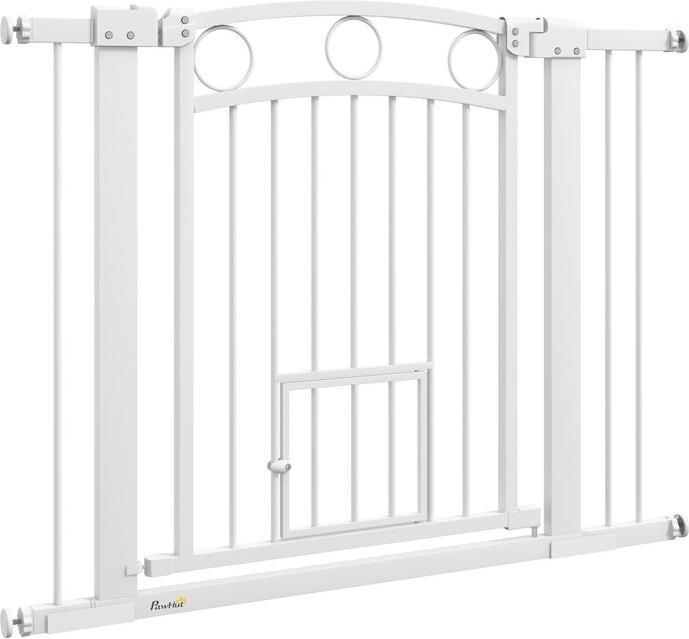 Produktbild Swisshandel24 Türschutzgitter, 76-104 cm Treppengitter, Treppenschutzgitter, Treppenschutz (76 cm)