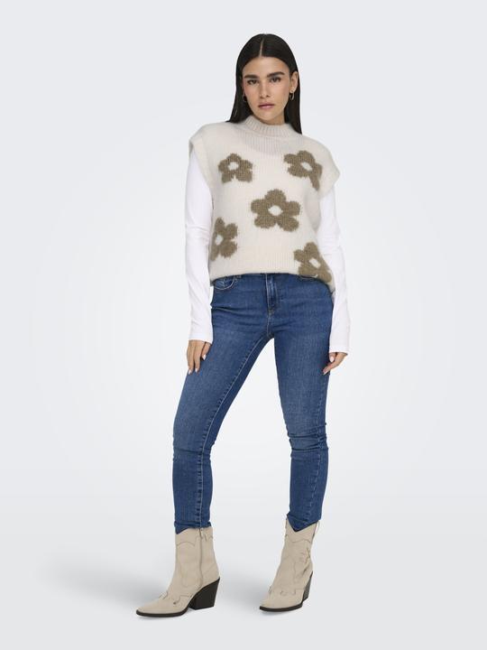 Immagine prodotto JdY Knit Fit Collo alto Polsini a coste Gilet in maglia Gilet in maglia (L)