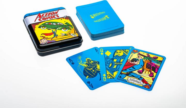 Image du produit Cartamundi DC COMICS - Action Comics - Jeu de Carte Boite Métallique