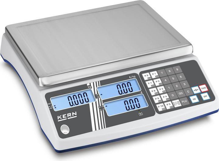 Actual product image Kern High-quality shop scales with large item memory, convenient operating philosophy and calibration