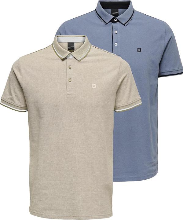 Immagine prodotto Only & Sons 2er Pack Onsefletcher Poloshirt (XXL)