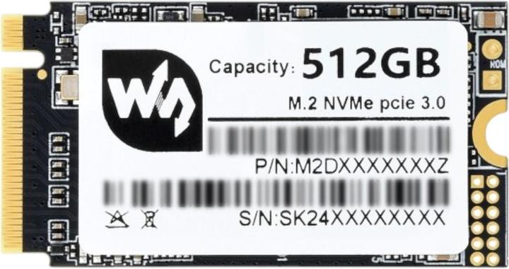 Produktbild WaveShare 512GB SSD M.2 NVME 2242 Speicher (512 GB, M.2 2242)