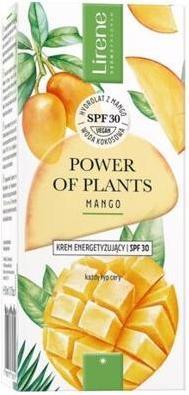 Actual product image Lirene LIRENE Power of Plants krem energetyzujący do twarzy SPF30 Mango 50ml (Suntan cream, SPF 30, 50 ml)