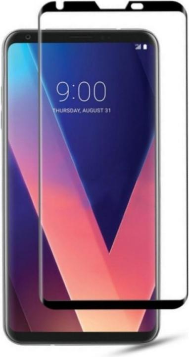 Actual product image Screenguard LG V30 Full Screen Protective Glass Film 2.5D 9H (1 Piece, LG V30)
