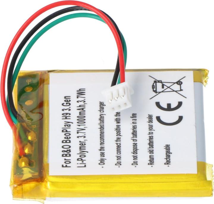 Actual product image AccuCell Battery Bang & Olufsen BeoPlay H9 3rd Gen