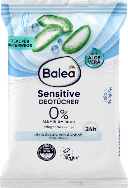 Image du produit dm Balea Lingettes déodorantes Sensitive (Chiffons de nettoyage)