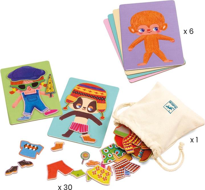 Actual product image Djeco Bingo I dress (Multilingual)