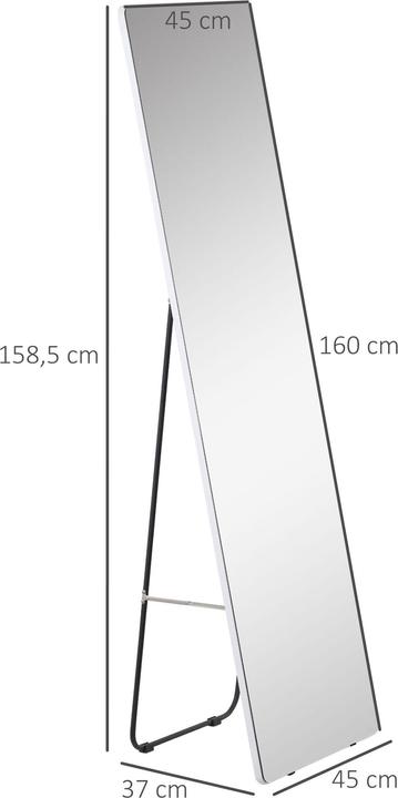 Produktbild Homcom Ganzkörperspiegel (37 x 45 x 158.5 cm)