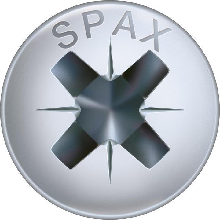 Productafbeelding Spax Schroef R 88093 Ruko w.punt/kruis uitsparing-PZ 4 x 15/12-Z Staal verzinkt WIROX (1000 Schroeven per stuk)