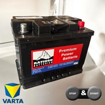 Image du produit Varta Batterie de démarrage Start&Stop AGM2 12V 60 AH 660EN (A) (12 V, 60 Ah)