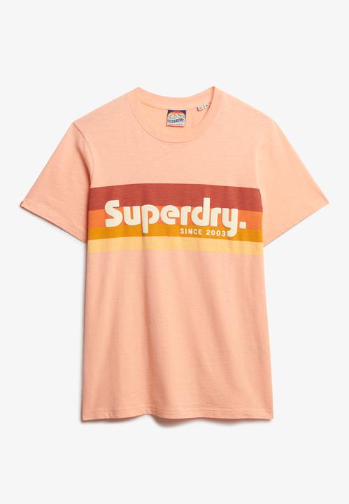 Actual product image Superdry Terrain Logo Stripe Relxed Tee (M)