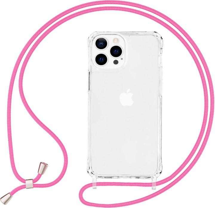 Actual product image Nalia Clear cover with chain to hang around