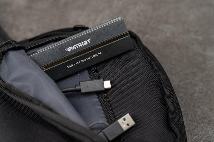Produktbild Patriot TXD externí box USB 3.2 M.2 Gen2 NVMe SSD (M.2 2242, M.2 2230, M.2 2280, M.2 2260)