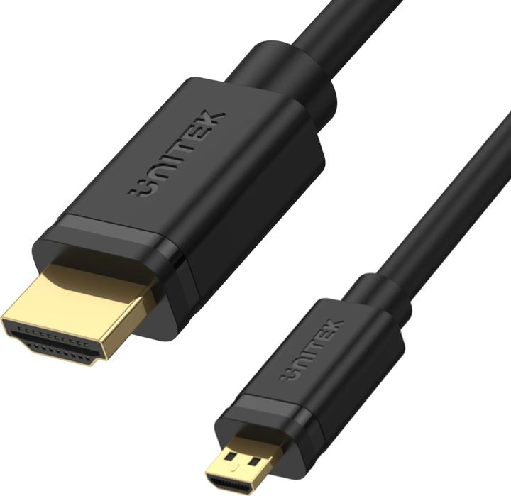 Produktbild Unitek Y-C182 HDMI – microHDMI-KABEL v.2.0 4K 60HZ 2M (2 m, HDMI)