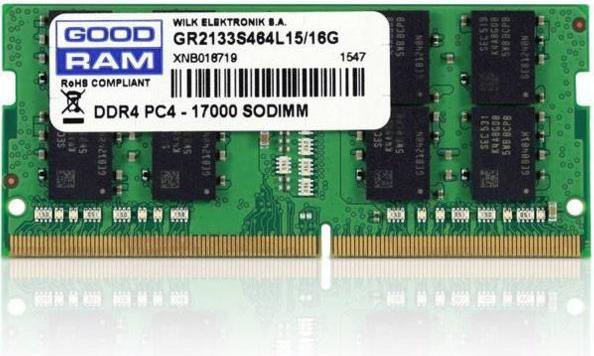 Actual product image Goodram GR2666S464L19/16G (1 x 16GB, 2666 MHz, DDR4-RAM, SO-DIMM)