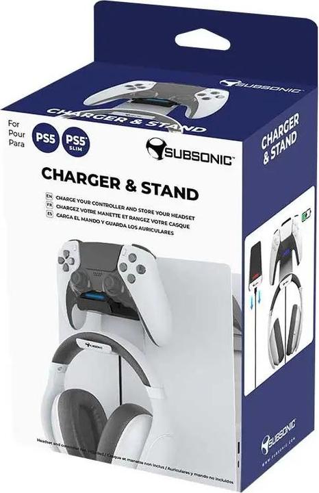 Actual product image Subsonic Charger for PS5 controller and Stand for headset (PS5)